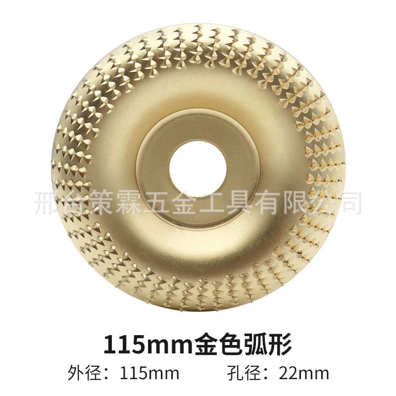 Disco de amolado para tallado de madera